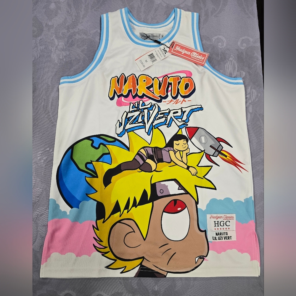 Naturo Anime Tank Tops White and Yellow Brand New Unisex